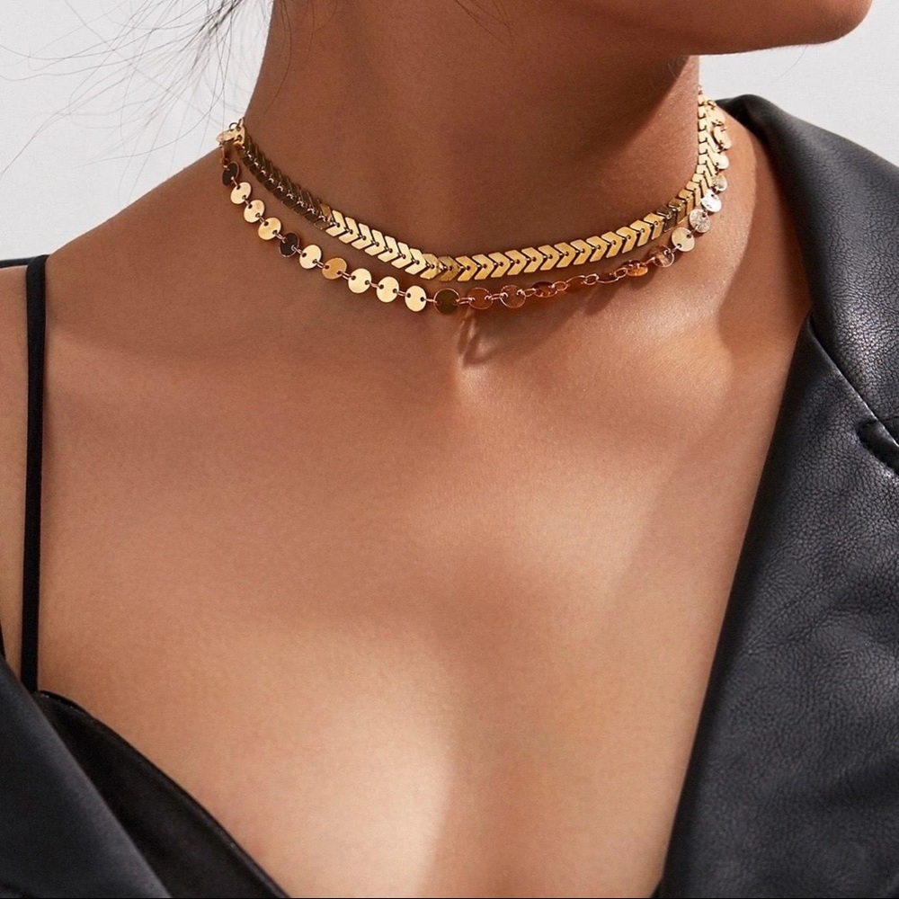 Gold Choker Necklace